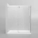 Wholesale High Quality Bathroom Corner Temped Glass Single Sliding Door Shower Enclosure
