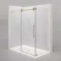 Factory Direct Sale Frameless Sliding Shower Doors Quick Installation Shower Enclosure for Hotel