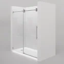 Hot Sale Bathroom Shower Enclosure Frameless Glass Door Hotel Corner Single Sliding Shower Door