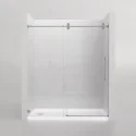Wholesale Tempered Glass Stainless Steel Aluminium Frameless Sliding Shower Door For Bathroom