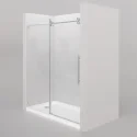 Hot Sale Hotel Shower Glass Panel Walk In Shower Enclosure Bathroom Sliding Frameless Shower Door