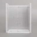 Customized Wholesale Bathroom Glass Door Shower Cubicle Hotel Corner Slide Shower Door