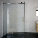 Wholesale 8mm 10mm Thick Frameless Shower Enclosure Bathroom Tempered Glass Single Sliding Shower Door