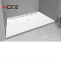 Modern Bathroom Corner Rectangle Shower Tray Freestanding Walk In Bathroom White Acrylic Shower Base