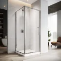 Hot Selling Aluminium Framed Square Shower Cubicle Transparent Tempered Glass Sliding Door Shower Rooms