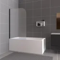 Stock In USA Bathtub Tempered Glass Screen Shower Enclosure Bathroom Frameless Glass Shower Door