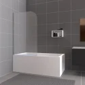 Stock In USA Bathtub Tempered Glass Screen Shower Enclosure Bathroom Frameless Glass Shower Door