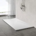 Wholesale Wet Room Rectangular White Shower Tray Waterproof Hotel Easy Installation Walk In Shower Pan