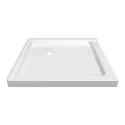 1067*1067*152mm High Base Corner Quick Drain Non-Slip Texture Square Acrylic Shower Base