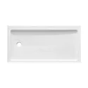 1524*813*140mm Non-slip Texture Right Drain Single Threshold Rectangular Acrylic Shower Tray