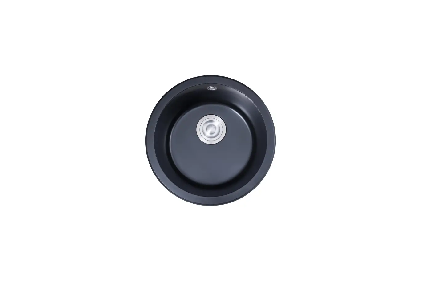 China manufacturers round granite quartz stone kitchen/laundry sink | top/under mount