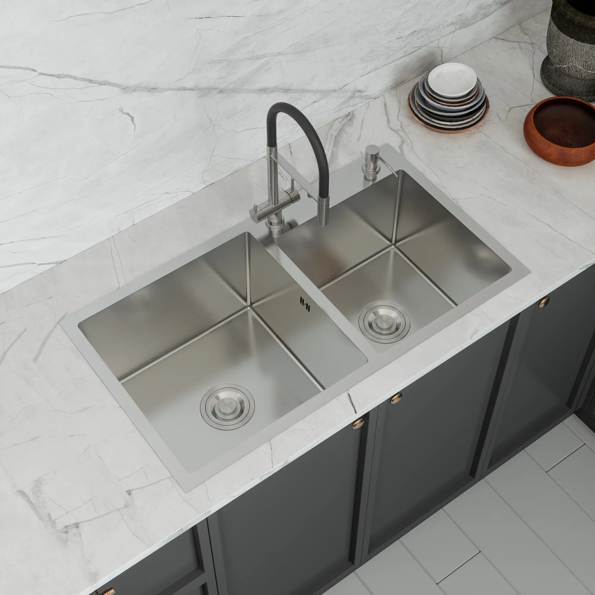 China manufacturers topmount large single sink handmade sink satin stainless steel sink wholesale sink