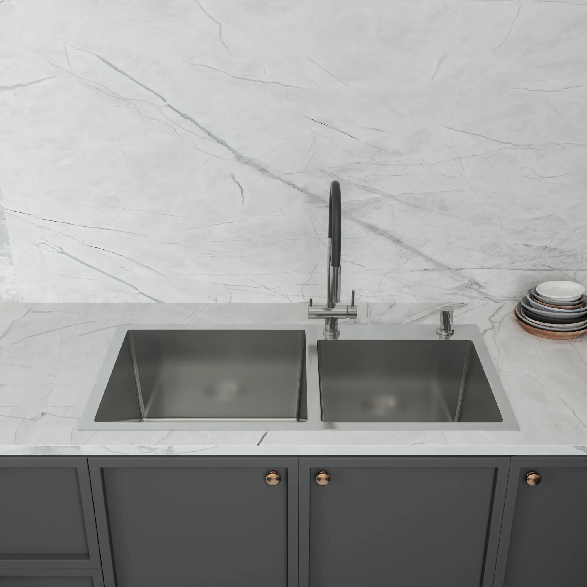 China manufacturers topmount large single sink handmade sink satin stainless steel sink wholesale sink