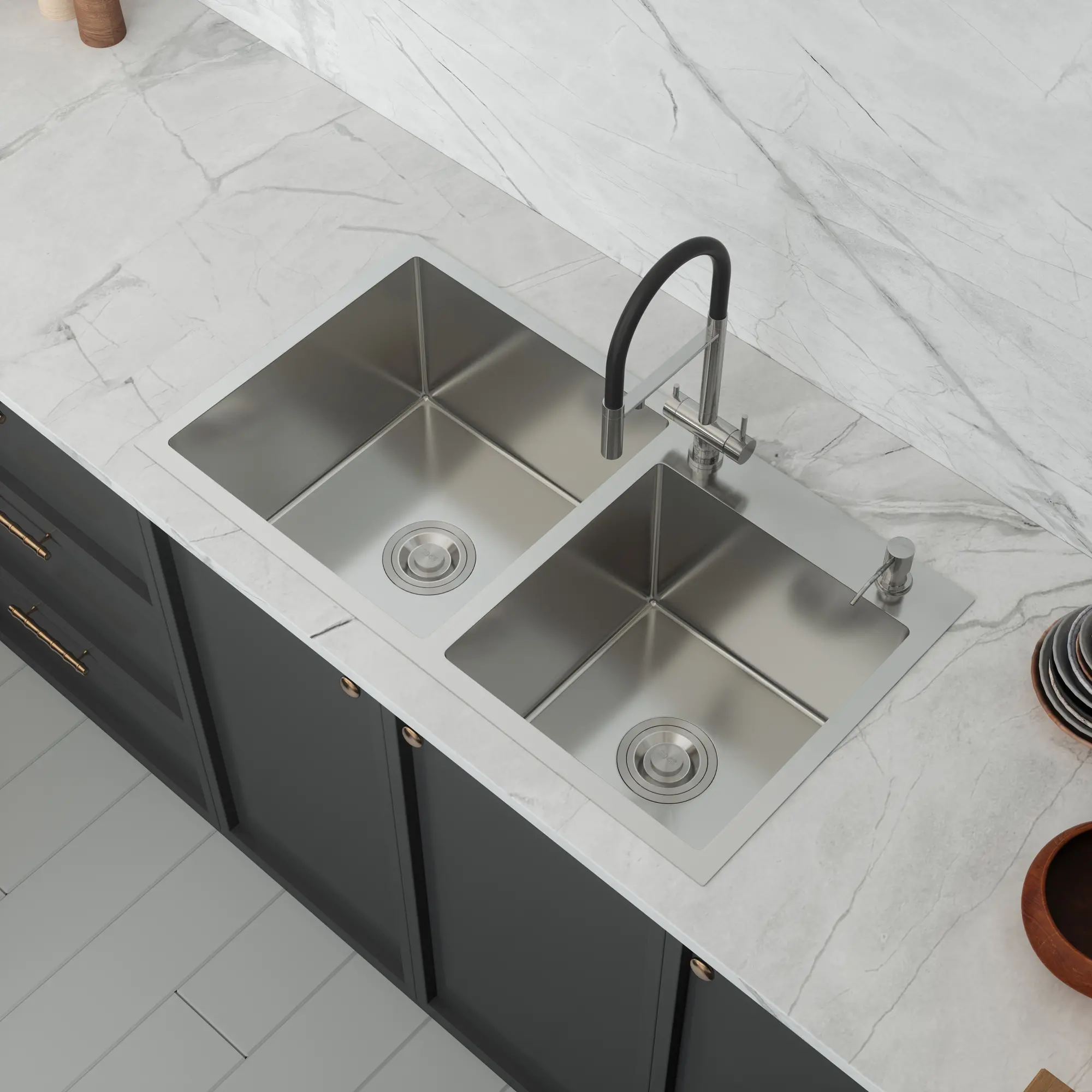 China manufacturers topmount large single sink handmade sink satin stainless steel sink wholesale sink