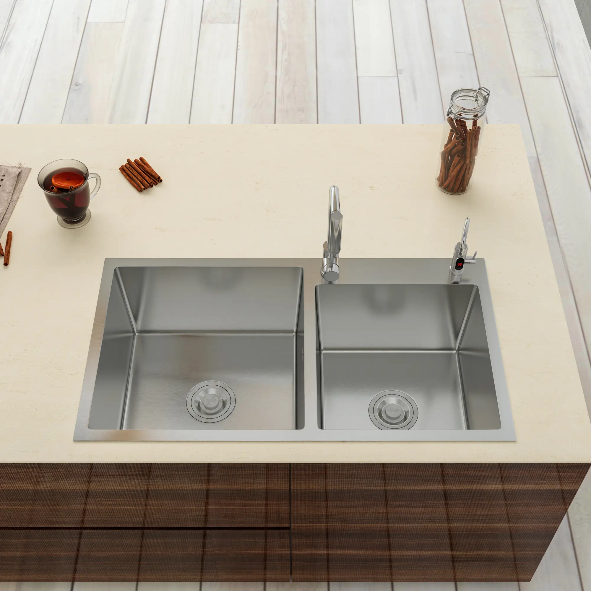 China manufacturers topmount large single sink handmade sink satin stainless steel sink wholesale sink
