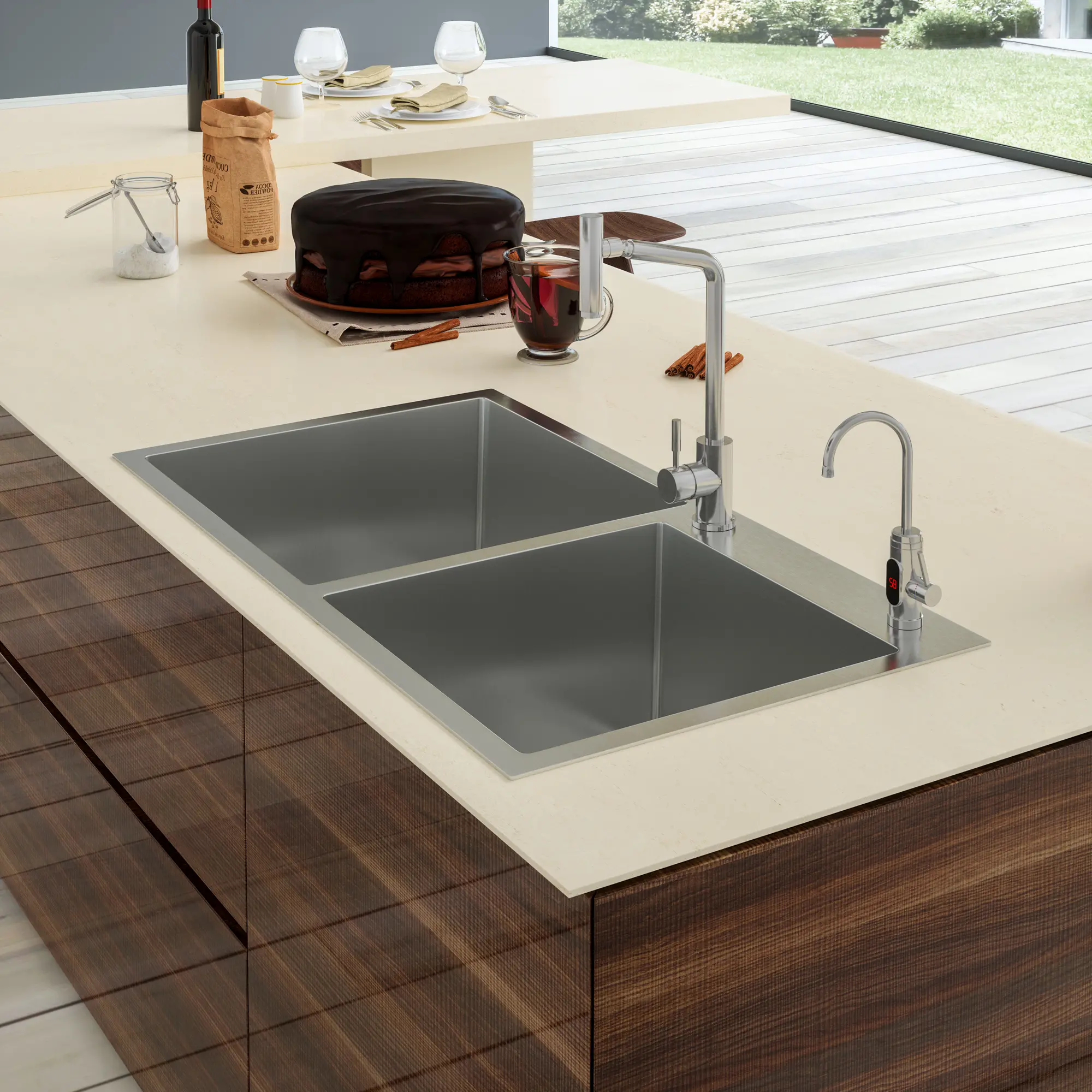 China manufacturers topmount large single sink handmade sink satin stainless steel sink wholesale sink