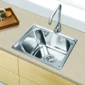 deluxe single bowl kitchen sink