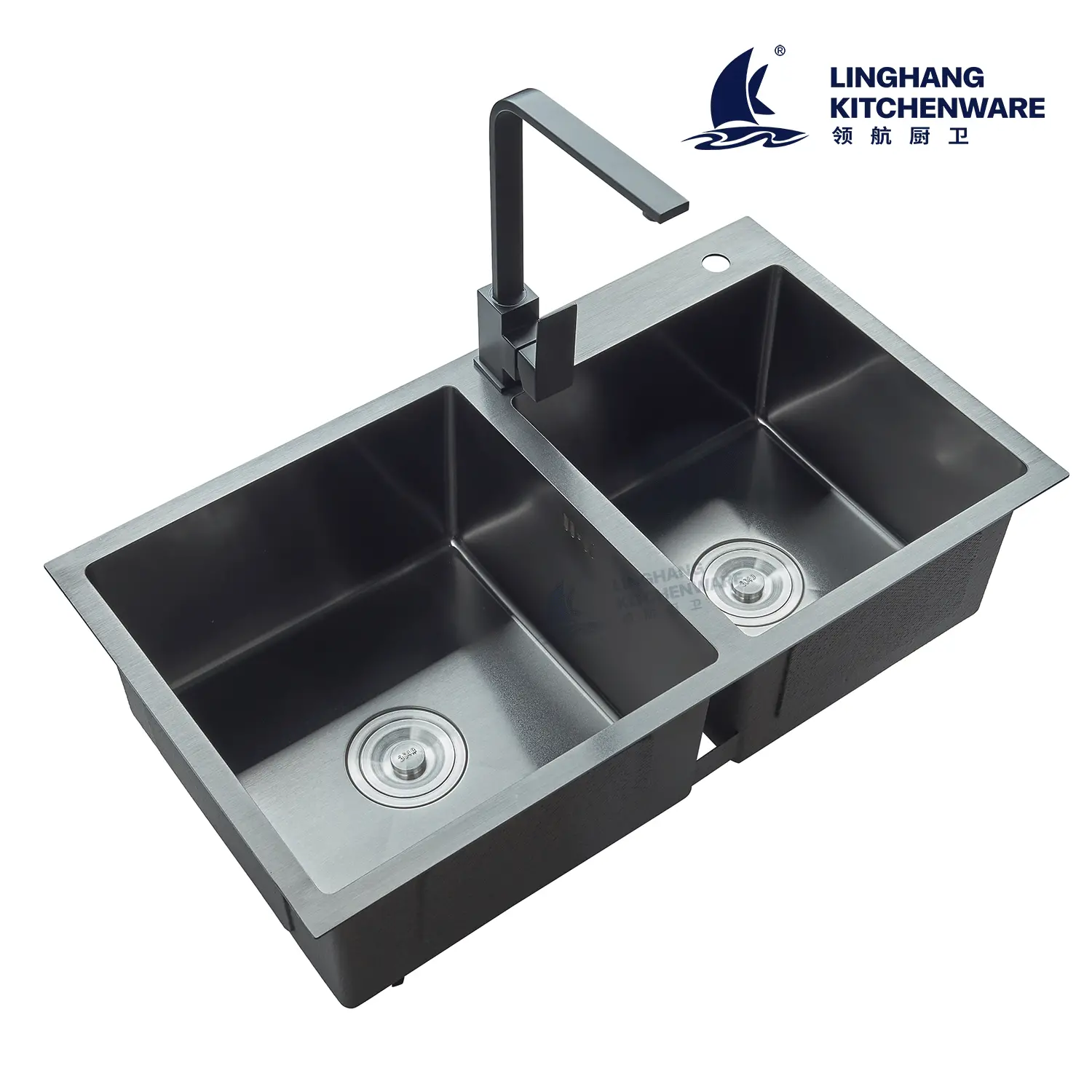 double stainless kitchen sink